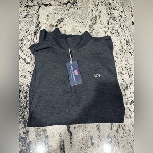Vineyard Vines Charcoal Performance Pullover